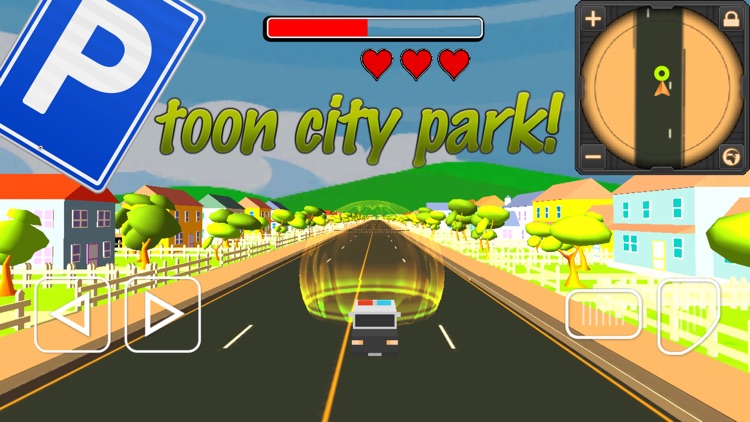 Car-Toon Pixel City Park-ing Driving School Sim-ulator Lite