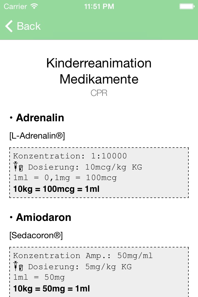 Kinder Anästhesie XS screenshot 3