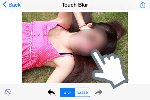 Touch Blur Image screenshot 2