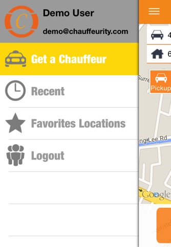 Chauffeurity screenshot 2