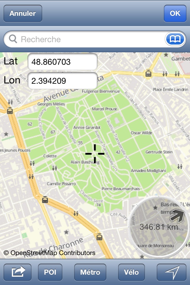 Père Lachaise Cemetery : Interactive Map screenshot 4