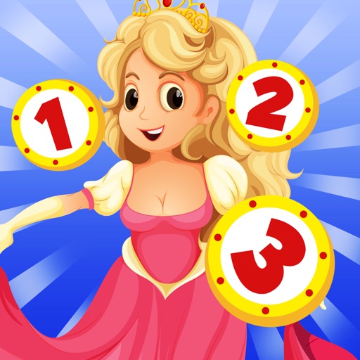 A Princess Tale Counting Game for Children: learn to count 1 - 10 icon