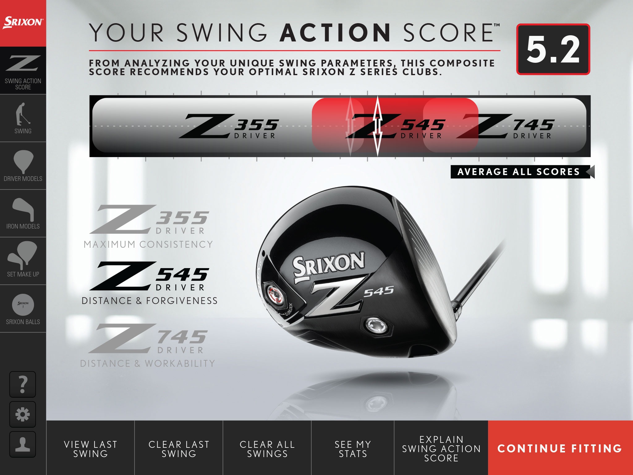 Srixon Z Swing Analyzer Powered by SwingByte screenshot 2