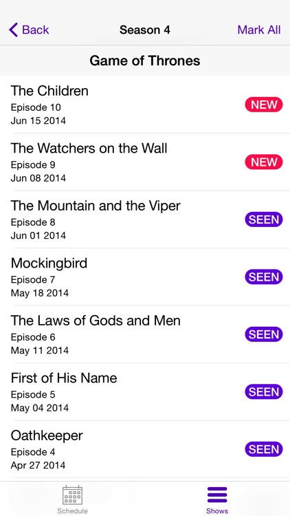 My TV Show Tracker Plus screenshot-3