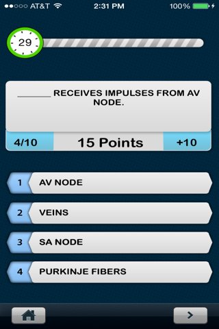 MedicalNursingCardioVascularSystemQuiz screenshot 3