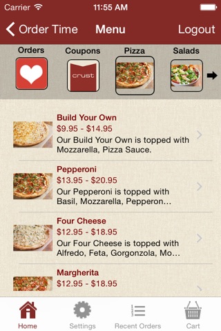 Crust Pizza screenshot 3
