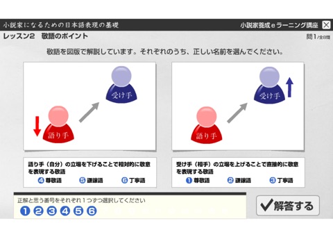 L2 敬語のポイント　小説家になるための日本語表現の基礎 screenshot 2