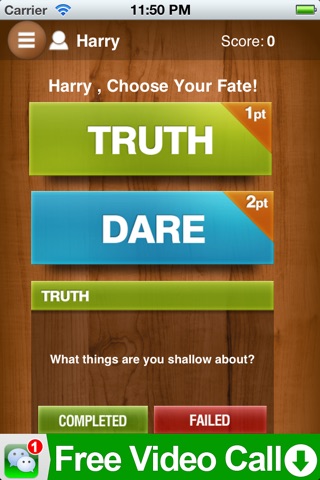 Truth or Dare Game/Spin the Bottle screenshot 4