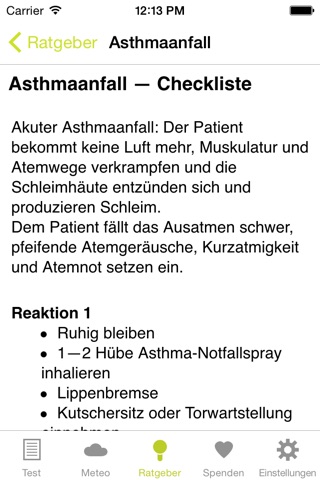 Asthma-Info screenshot 2
