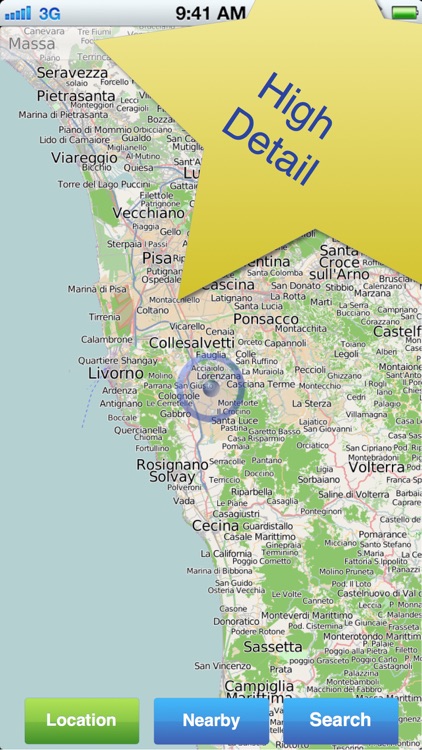 Tuscany No.1 Offline Map