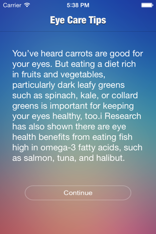 Free Eye Care Tips screenshot 2