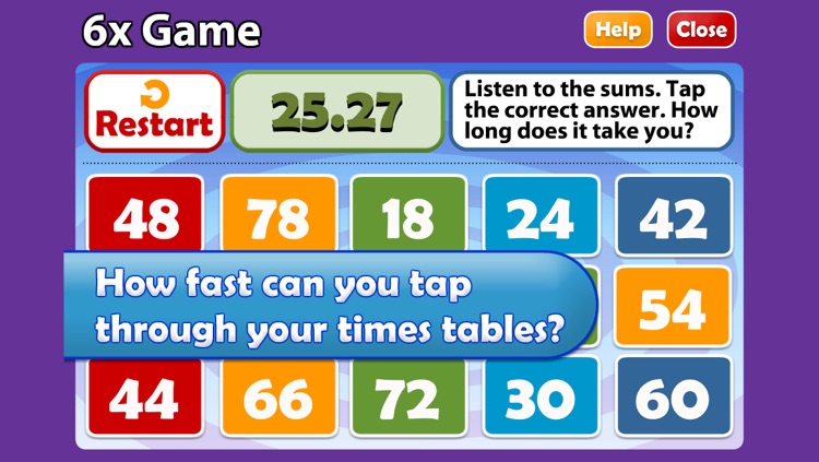 Maths Songs: Times Tables 1x ~ 6x screenshot-3