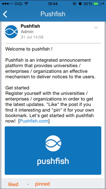 Pushfish