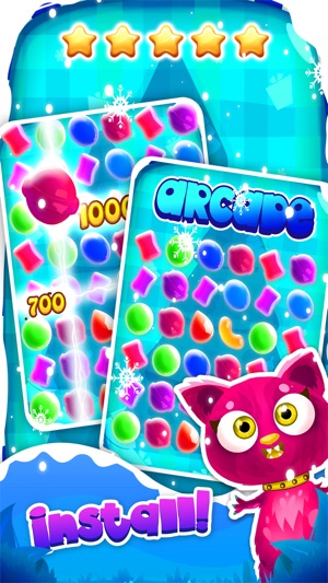 Frozen Ice Puzzle - match-3 candy fruit’s get shock of angry(圖5)-速報App