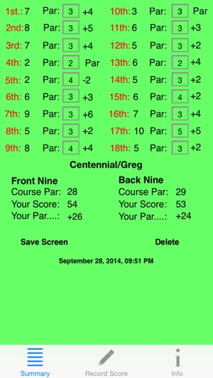 Duffer's Golf Score Card(圖2)-速報App