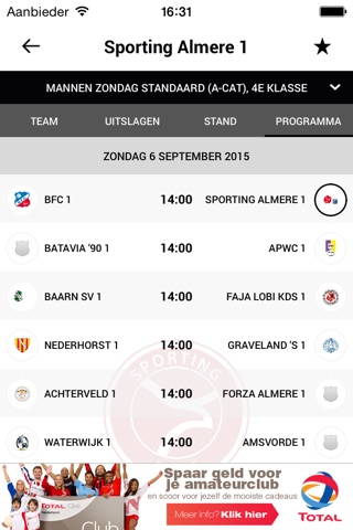 Sporting Almere screenshot 3