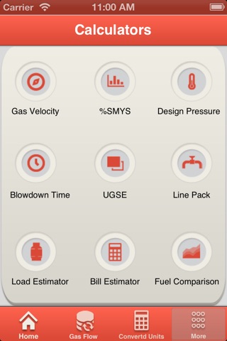Gas Flow Calculator screenshot 4