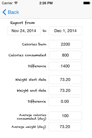 Calorie Diary - Health integrated. Count calories and loose weight! screenshot 4