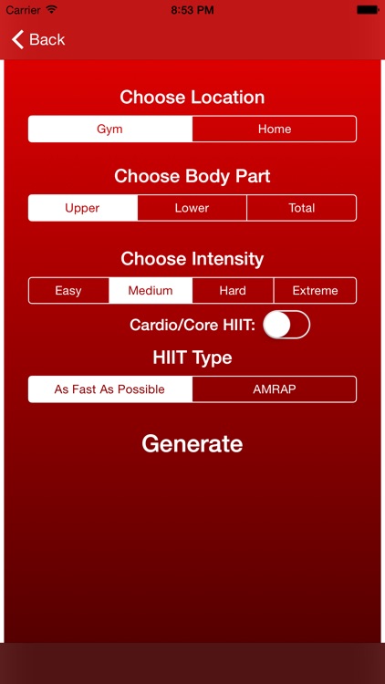 FitGen - Workout Generator