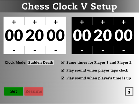 Chess Clock V screenshot 2