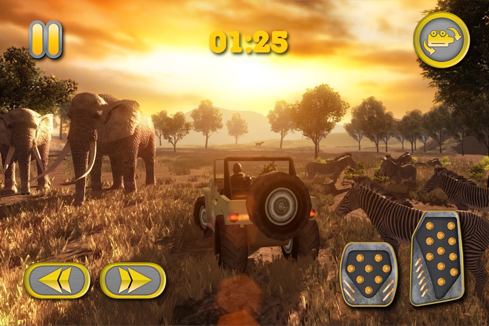 African Safari Crazy Driving Simulator screenshot 2
