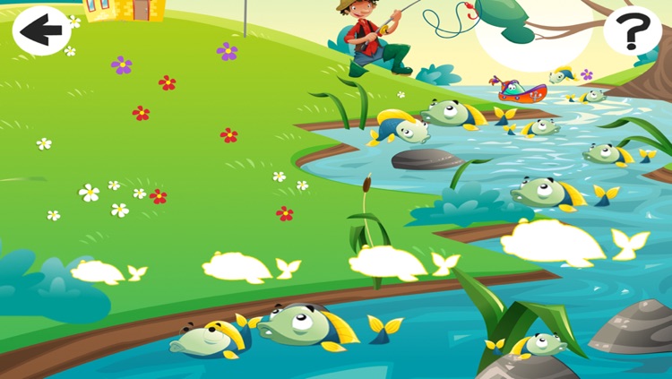 A Fish-er-man-s Learn-ing Game For Small Kid-s: Teach-ing Sort-ing and Puzzle with animal-s screenshot-3