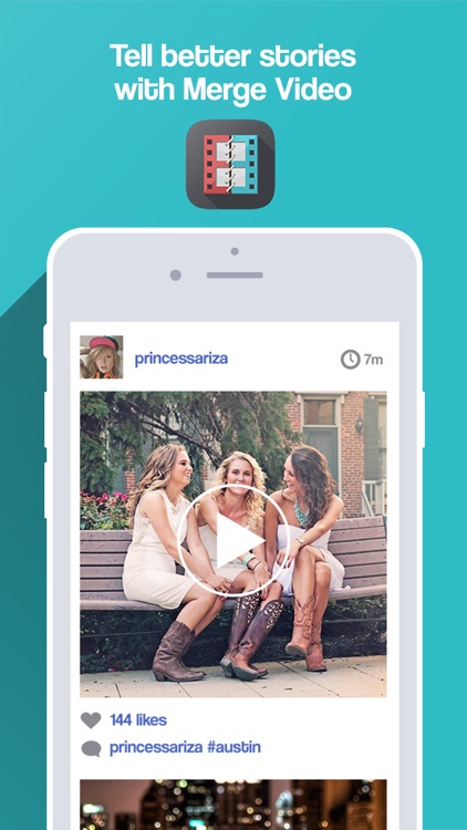 Merge Video - Combine Videos & Mix Movie Clips with Music screenshot-4