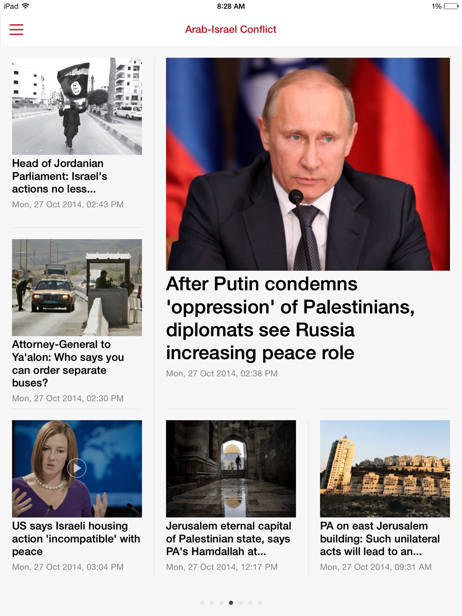 The Jerusalem Post. iPad Edition screenshot 2