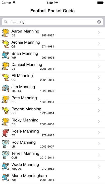 Pro Football Pocket Guide