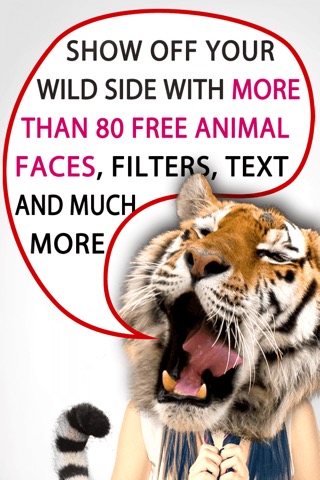 動物の顔 – 80以上の無償によるフォトエディタは、直面している – 野生の虎の目、猫や、このキャビンフォトモンタージュとライオンになって。のおすすめ画像2