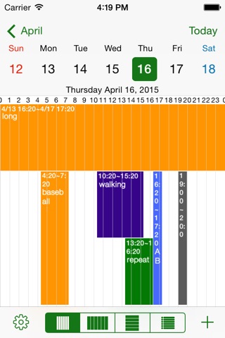 RcCalendar screenshot 2