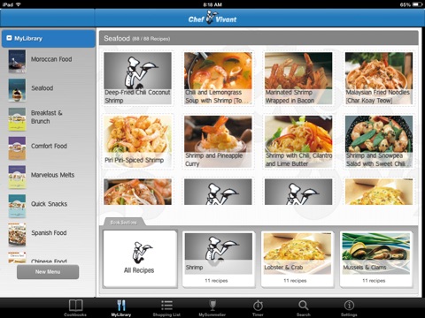 Chef Vivant – Customizable, Interactive eCookbooks screenshot 2