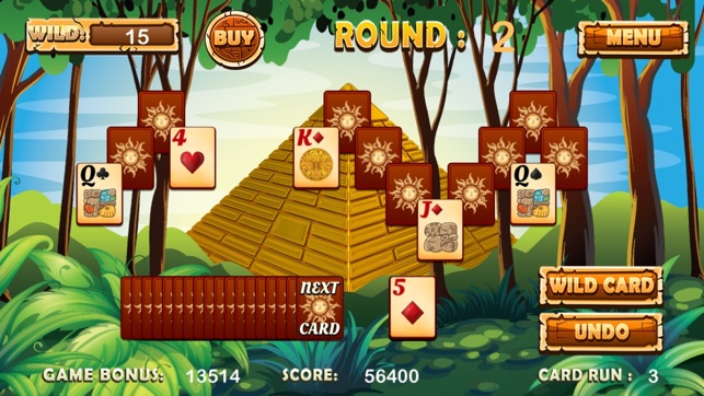 Ancient Mayan Tri Tower Pyramid Solitaire(圖2)-速報App