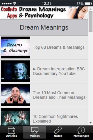 Dream Meanings - All About Dream Interpretation & Meaning of Dreams Tips+ screenshot 4