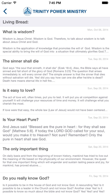 TPM - Trinity Power Ministry