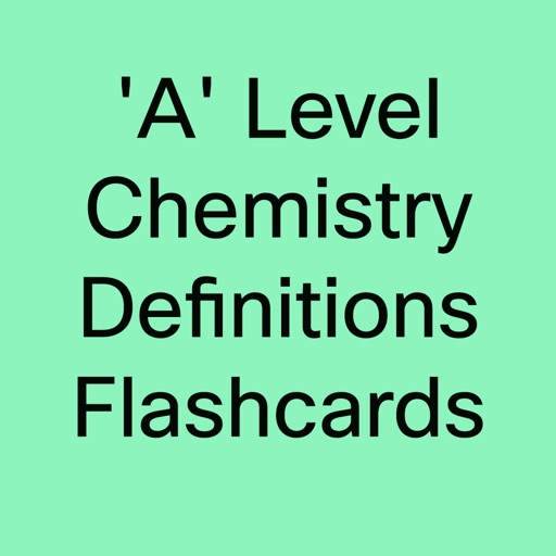 A Level Chemistry Flashcards By Seow Hiong Goh