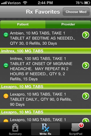 Allscripts ePrescribe screenshot 3