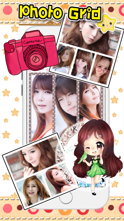 Cute Cartoon and Love Sticker Frame screenshot-4