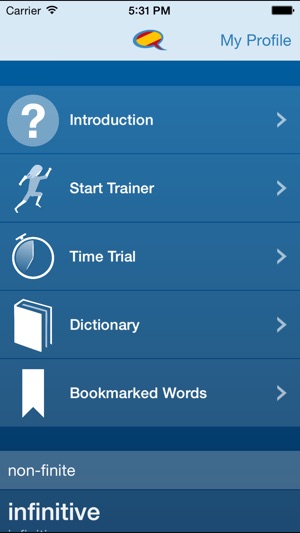 Spanish Verbs Trainer(圖5)-速報App