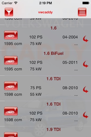 AutoParts  VW Caddy screenshot 3