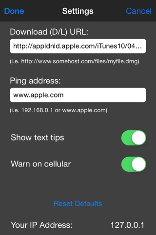 Network Multimeter screenshot 2