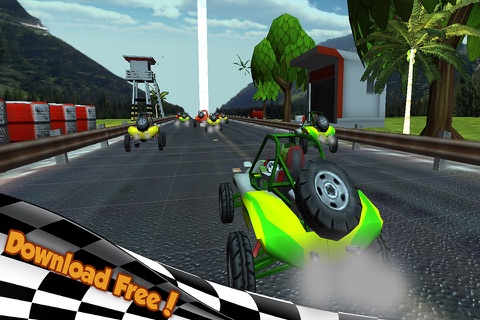 ''3D Drag Racing Buggy & Go Kart Car screenshot 2