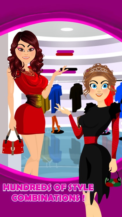 Awesome Fashion Girl Dress Up Maker Free - Fun Shopping Home & Beauty Salon screenshot-3