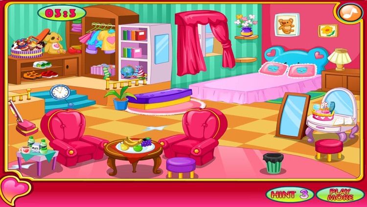 Little Girl Clean Room