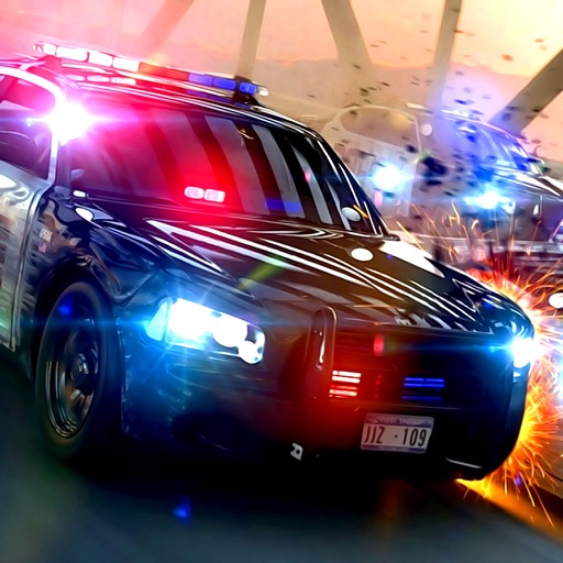 A Crazy City Police Chase Stunt Jump Traffic Racer Simulator Game Icon