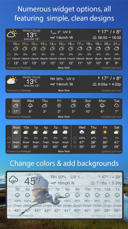 Simple Weather Widget - Compact, detailed, configurable, elegant, hyper-local.