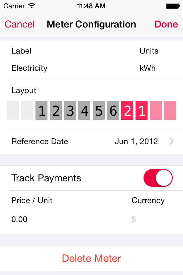 My Meters screenshot 2