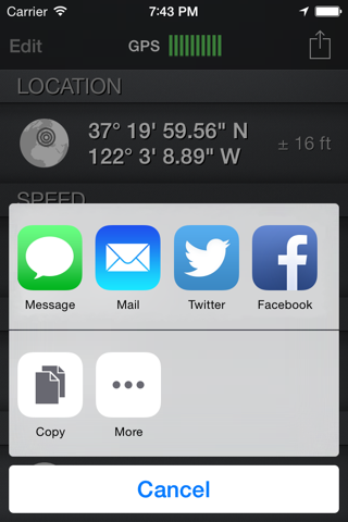 My Location - Share GPS Data screenshot 3