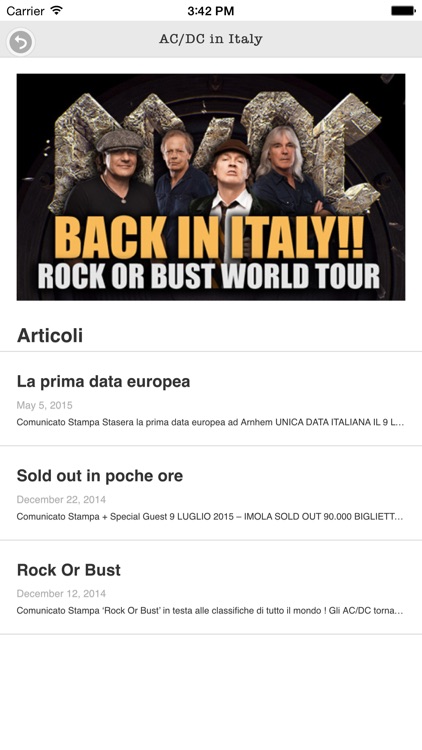 ACDC in Italy