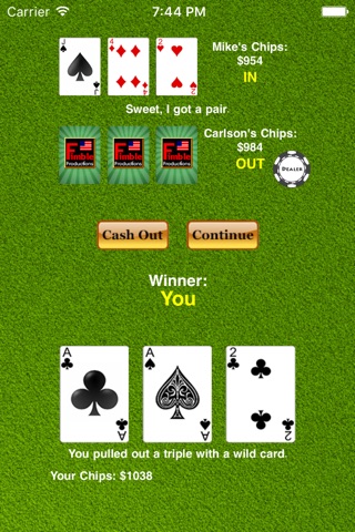 Fimble Cincinnati Poker screenshot 3